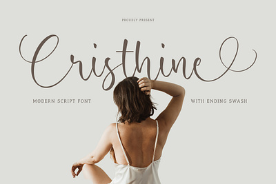 Christine - Modern Script Font alternate branding design font fonts graphic design handwritten font ligature script script font stylish wedding font