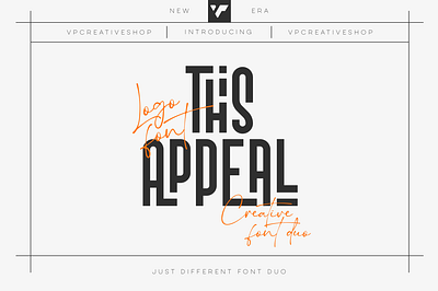 This Appeal - creative font duo | FREE branding casual discount display download font combo font duo free free font freebie logo font modern script