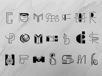 Interaction of letters #3 branding design graphic design logo typography
