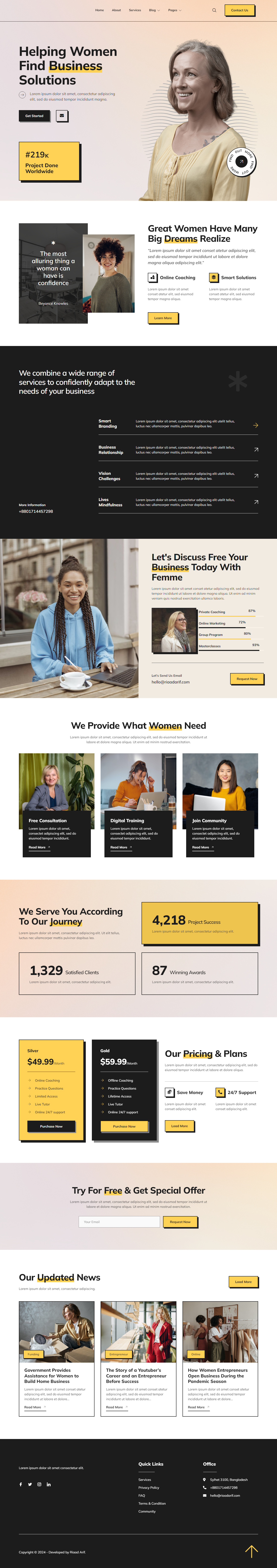 Example of Premium Digital Agency Website Design