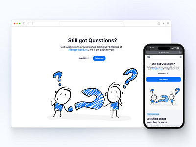 FAQ Section - Landing page buttons components icons illustration landing page product design responsive saas ui uiux ux vector