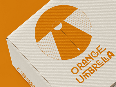Orange Umbrella (Logo Design) branding design graphic design logo