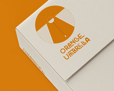Orange Umbrella (Logo Design) branding design graphic design logo