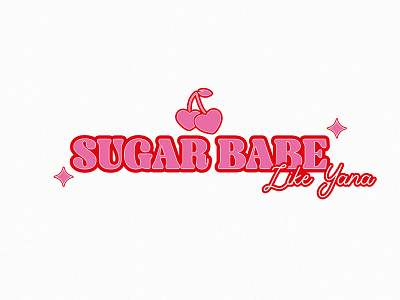 Sugar Babe T-Shirt Print branding fashion graphic design inscription print rose and red sexy t shirt wear design