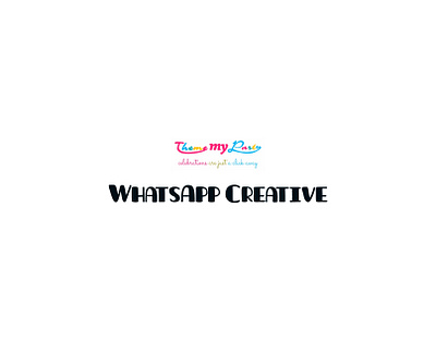 WhatsApp Post Design advertising graphic design kids party theme post template whatsapp marketing