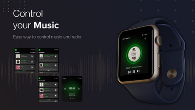 iWatch Music App iwatch musicapp ui
