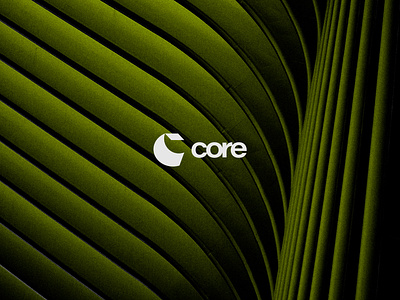 CORE | real estate brand core green icon minimal real estate