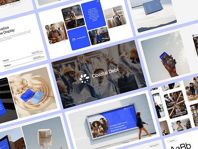 Coastal Debt / Branding 2024 brand design brandbook branding concept design design concept dribbble figma font identify identity logo mockups typography ui visual visual identity web webdesign