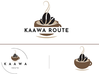 Kaawa Route Brand Board adobe app branding coffee coffeedesign color palette design graphic design illustrator logo logo design product design typography ui ux vector website