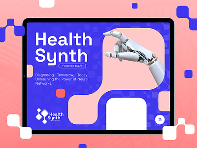 AI Health Synth ai brand branding clean design flat graphic design green health healthcare identity illustration interface logo minimal ui ux vector web website
