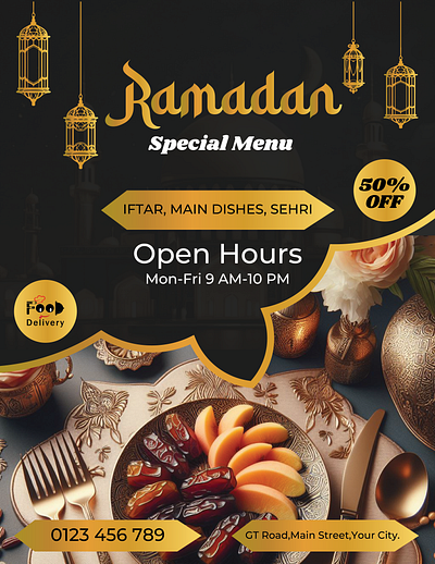 Ramadan Flyer Design... blessed charity community familyfun fasting iftar islam lectures muslim prayer quran ramadan ramadankareem ramadanmubarak suhoor tarawih togetherness