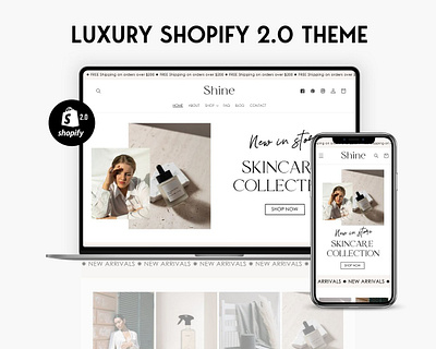 Shine - Minimalist Shopify Theme bohemian boho boutique store boutique templates ecommerce ecommerce template ecommerce themes ecommerce website online business online shop shopify shopify design shopify template shopify theme shopify theme store store web design web designer website design website template