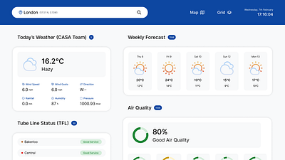 City Dashboard - Reusable Figma File city dashboard design desktop figma landing page ui ux uxui web web design website design