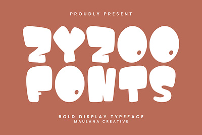 Zyzoo Bold Display Typeface animation branding design font fonts graphic design logo nostalgic
