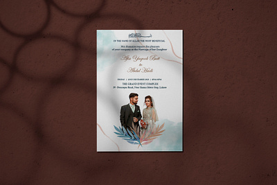 Wedding Invitation Card adobe app branding card creative suite design designer dribble graphic graphic design illustration illustrator logo motion graphics photoshop professional ui ux vector wedding