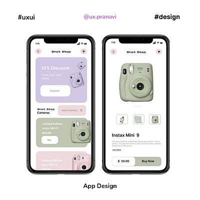 Shot stop design mobiledesign ui ux uxui