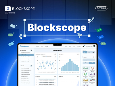 Blockscope | Dashboard | UI/UX | Analytics analytics dashboard design digitalagency interface research ui uiux ux webdesign