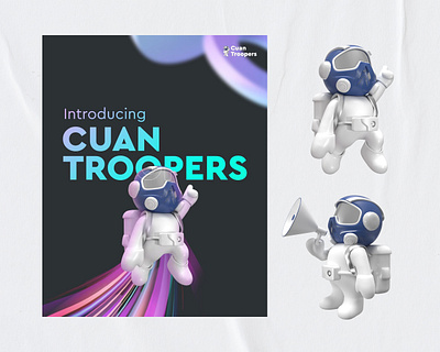 3D Character Design for Cuan Troopers 3d 3d character 3d character design character design creative design design graphic design visual visual design