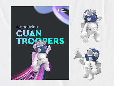 3D Character Design for Cuan Troopers 3d 3d character 3d character design character design creative design design graphic design visual visual design