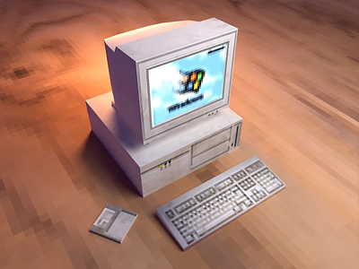 PS1 Style Tutorial 3d blender diorama illustration lowpoly lowres pixel ps1 render tutorial