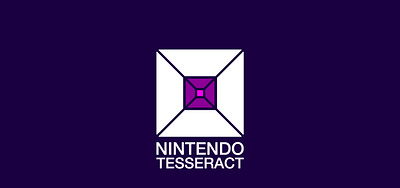 Nintendo Tesseract 3d brand identity branding console creative creativity design designinspiration gameboy gamer gaming graphic design identity logo mario nintendo pokemon product design supersmashbros zelda