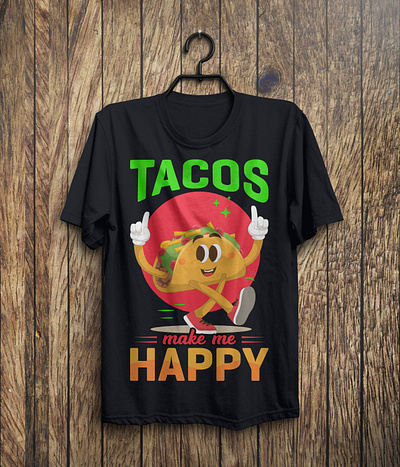 Tacos T-shirt Design 3d animation best complex custom design designer designs graphic graphic design happy ideas illustration shirts t shirt t shirts taco tacos vector vector art