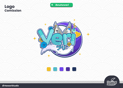 Logo For VTuber Veri logo logo vtuber streamer vtuber