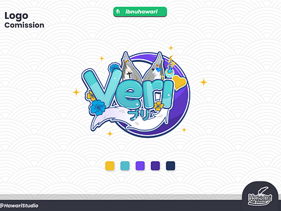 Logo For VTuber Veri logo logo vtuber streamer vtuber