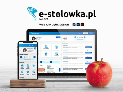School Canteen Web App Design app canteen design figma food graphic design illustrator kids lunch meal photoshop pupli responsive rwd school system ui ux web website