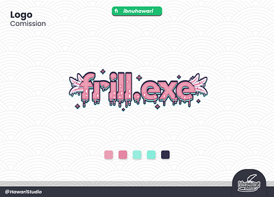 Logo For VTuber Frill cute logo logo vtuber streamer vtuber