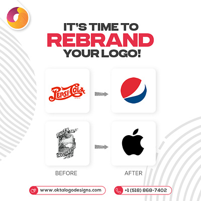 It's Time To Rebrand Your Logo! 3d branding graphic design logo