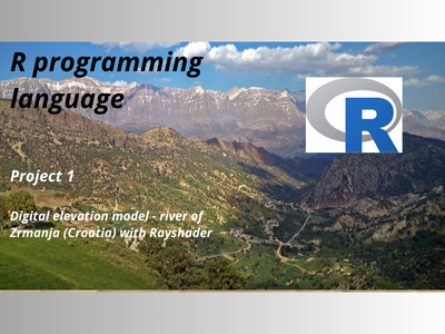 3d elevation model (R programming language) - Rayshader 3d dem r rayshader