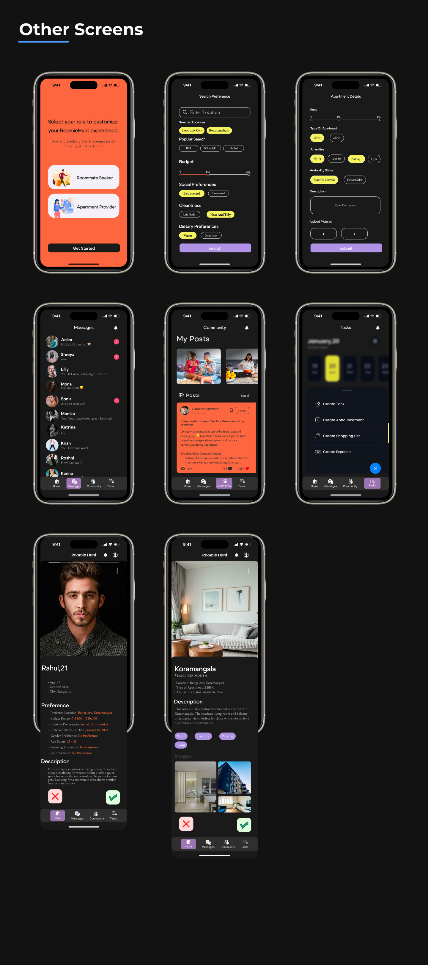 Example of Mobile App UI/UX Design