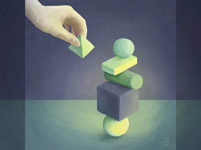 Lightness balance conceptual conceptualillustration cosebellecontest cosebellecontest2023 cosebellefestival creativeillustration digital digitalart digitalillustration game illustration illustrationcontest life lifeisagame lightness playing