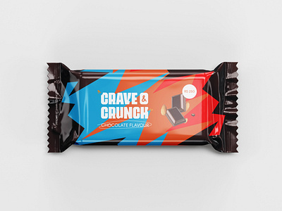 Crave and Crunch (Logo and Packaging Design) branding branding design design graphic graphic design illustration logo logo and branding design logo design logo designer logo designs packaging packing design ui vector