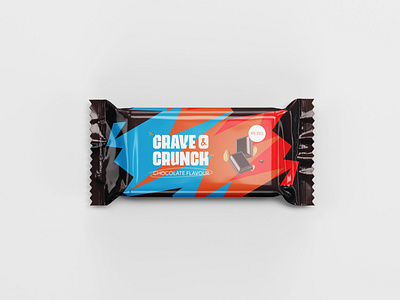 Crave and Crunch (Logo and Packaging Design) branding branding design design graphic graphic design illustration logo logo and branding design logo design logo designer logo designs packaging packing design ui vector