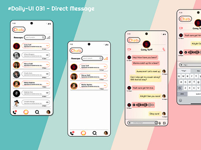 Direct Message - DailyUI 031 013 app dailyui013 ui ui 013 ux