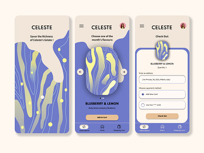 01 BrainStation Gelato App app brainstation branding design ecommerce figma gelato graphic design icecream ill illustration logo ui ux