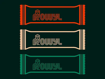 OWYL - logo for sale bird custom type emblem energy bar food icon lines logo logotype nature owl packaging design retro snack snack bar stripes symbol typography vintage