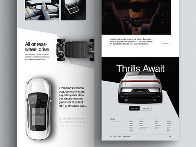 Polestar 4 Landing Page Concept car design electric vehicle ev landing page polestar ui vehicle volvo web website