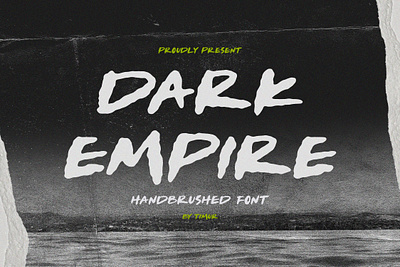 Dark Empire - Handbrushed Font brush brush font design display display font font fonts graphic design handbrush handbrushed handwritten font modern font script script font wedding font