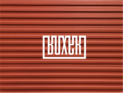 BOXER box branding bw container design geometric graphic design logo rent style typography vector