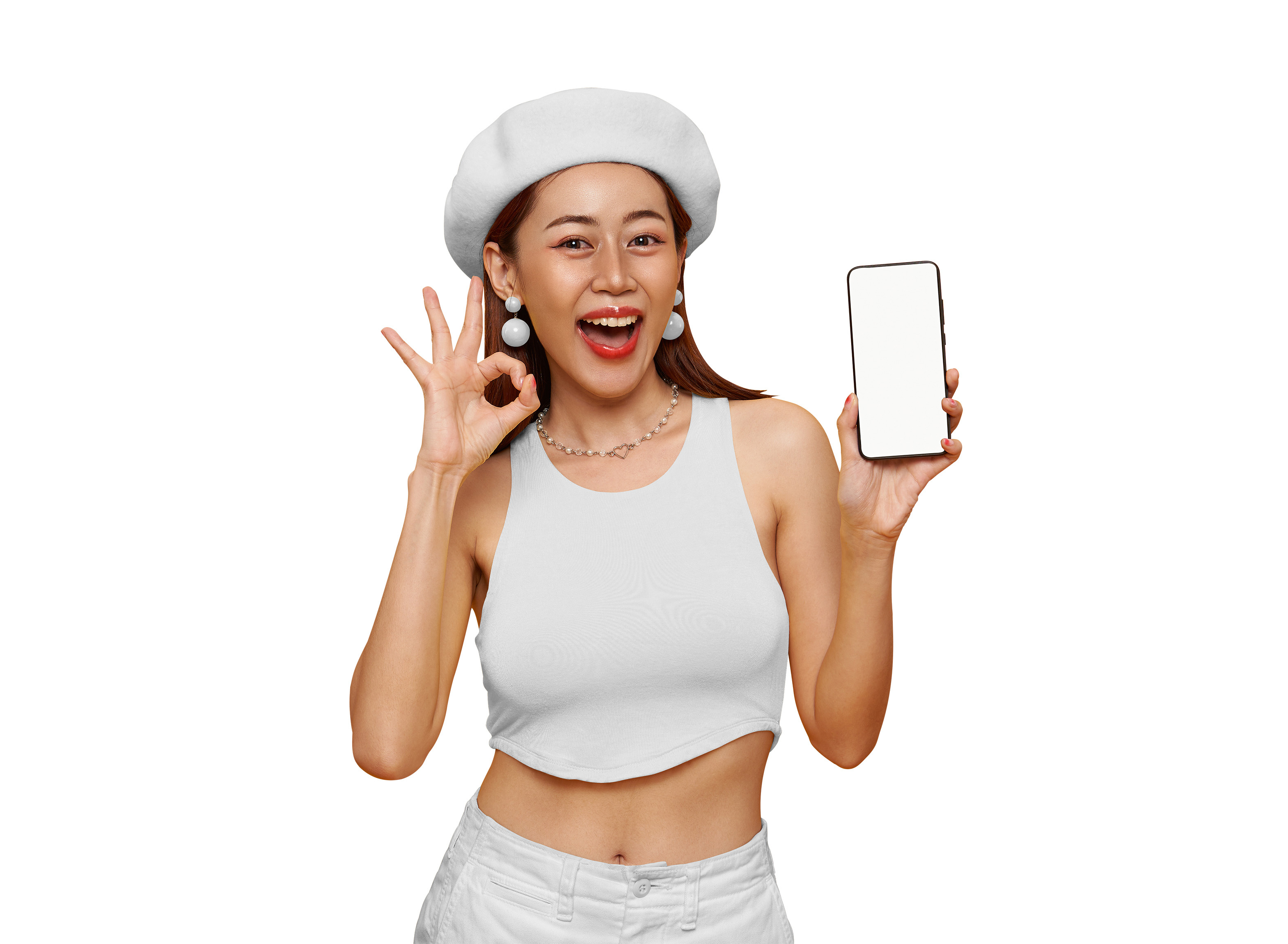 Crop Top and Phone Mockup branding crop top crop top mockup design free mockup free t shirt mockup graphic design mockup mockups