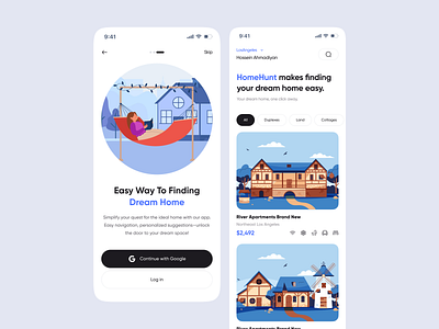 Real Estate App agency app app design clean creative design home interface minimal mobile mobile design product design property real estate realestate realtor trend ui uiux ux