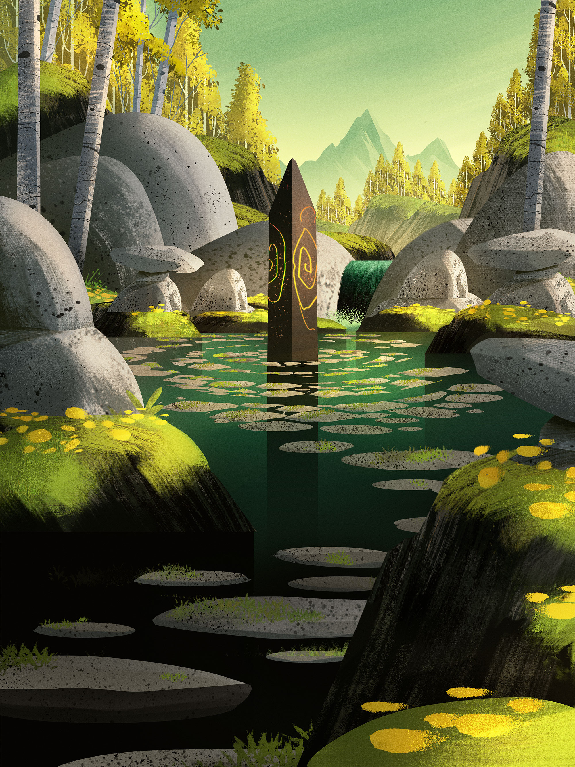 MTG Ground Seal card art fantasy fantasy art illustration magic the gathering