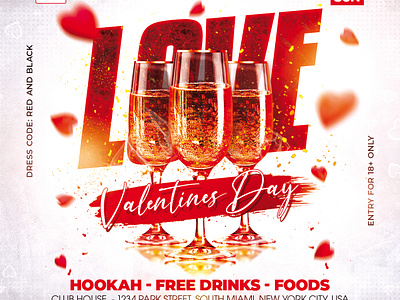 Valentine Day club club flyer couple date date night facebook post flyer design flyer template happy valentine day holiday i love you instagram love night social media design teddy bear valentine day valentine day party valentines day valentines day gift vday party