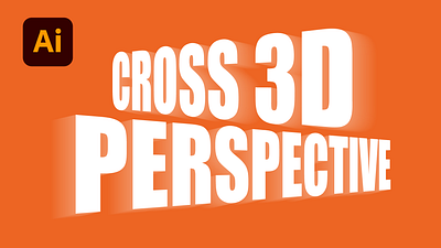 How to create Cross 3D Perspective Effects in Illustrator 3d 3d cross effects 3d cross perspective 3d effects adobe illustrator adobe illustrator tutorial branding cross perspective effects design graphic design illustrator tutorial perspective effects text effects tutorials vector vector effects