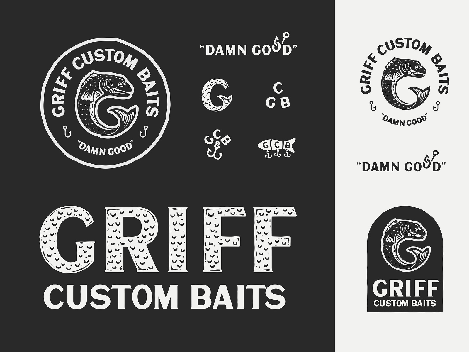 Griff Custom Baits Brand Pack by Adam Limanowski on Dribbble