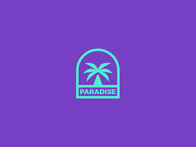 Paradise Logo Design branding logo design business logo island logo logo logo design minimal logo minimalist logo palm logo palm tree logo paradise logo paradise logo design professional logo