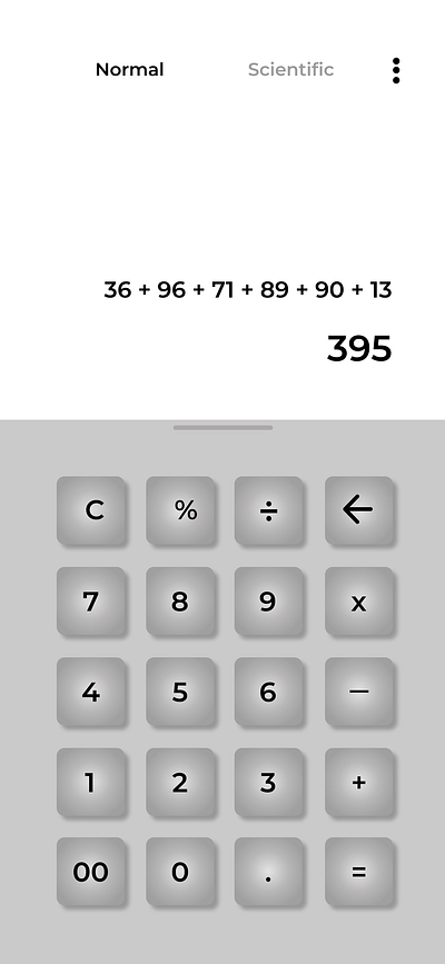 Daily UI #04 Calculator